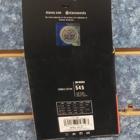 Stance Clemson University The Tiger Orange Size L - Picture 5 of 5